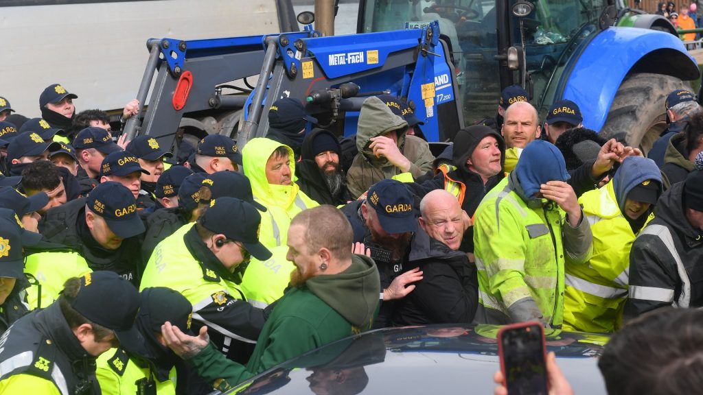 Internal protests over petrol prices have paralyzed Ireland as drivers blockade the country over costs.
