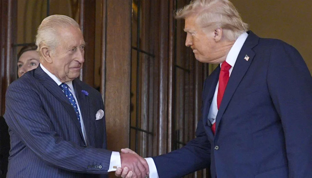 'King Charles is coming to America', Donald Trump insisted after the firing incident