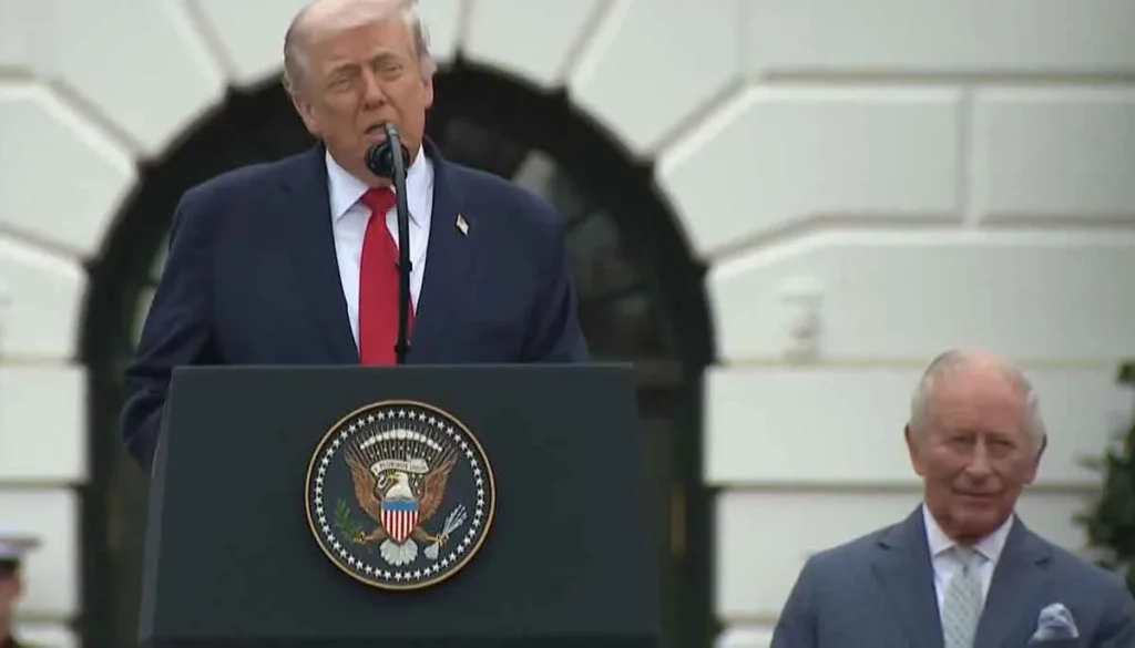 King Charles' reaction comes after Trump revealed his mother had a crush on him