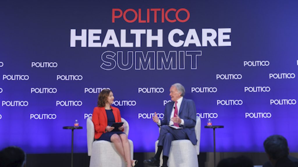 Markey at Politico summit: Ready to 'fight' with Trump on health care