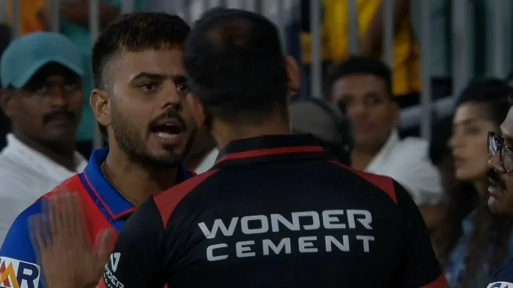 Nitish Rana given double punishment after ugly fight with umpire in CSK vs DC match