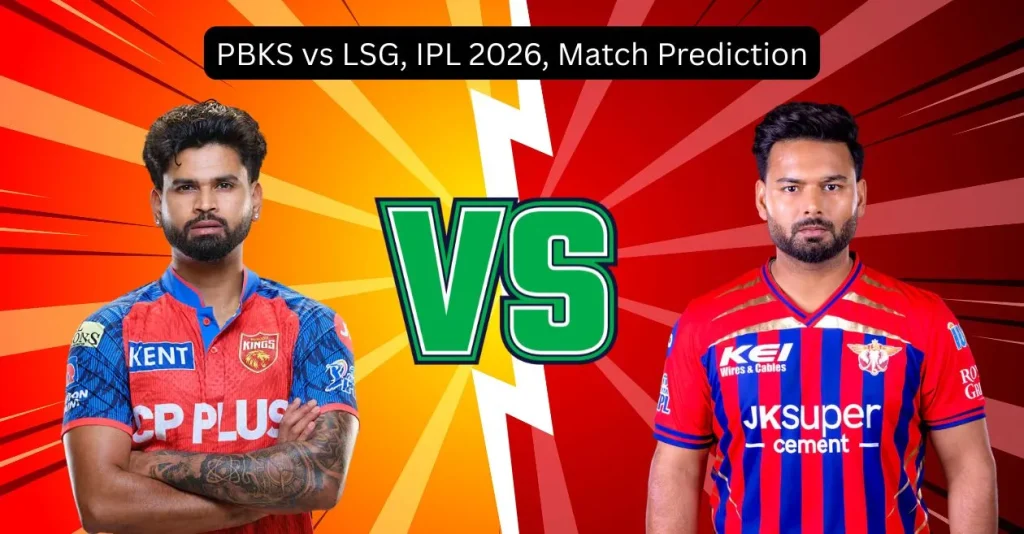 PBKS vs LSG, IPL 2026, Match Prediction: Who will win today's game between Punjab Kings and Lucknow Super Giants?