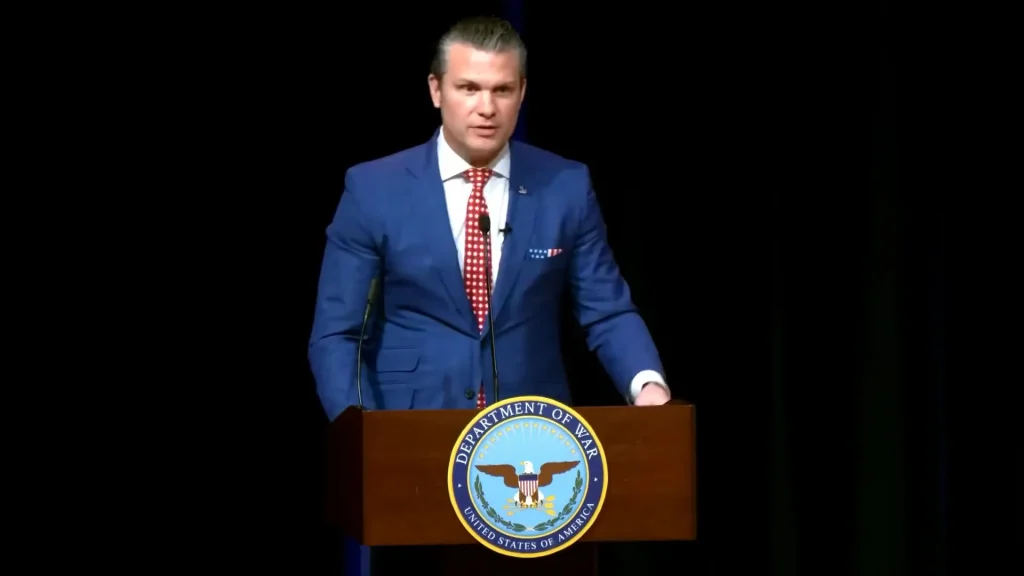 Pentagon chief Pete Hegseth reads fake Bible verse from Pulp Fiction News feed