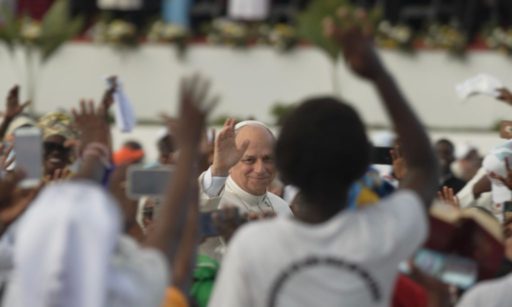 Pope Leo XIV urges Angolan youth to build a war-free world