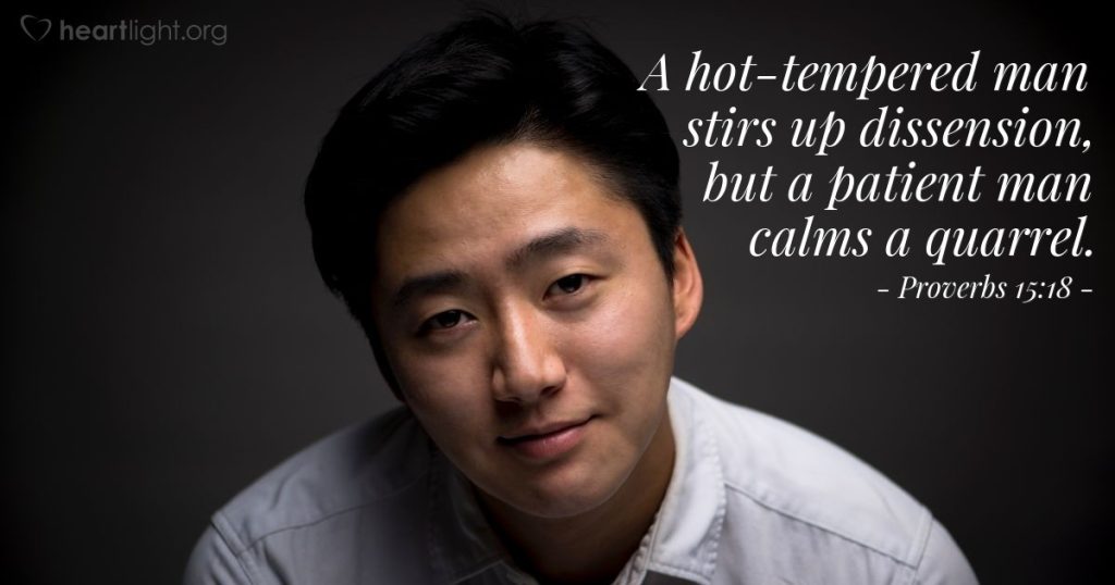 Proverbs 15:18 – Daily Wisdom for Friday, April 24, 2026