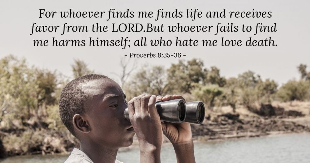Proverbs 8:35-36 — Daily Wisdom for Sunday, April 12, 2026 Proverbs 8:35-36 — Daily Wisdom for Sunday, April 12, 2026