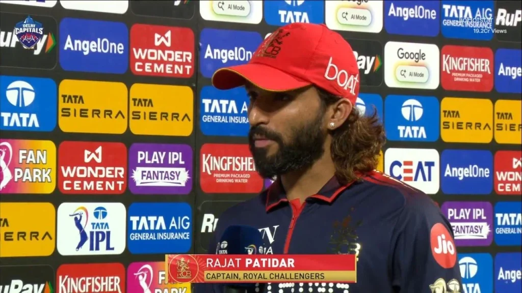 Rajat Patidar credits RCB's pace attack for win against DC in IPL 2026