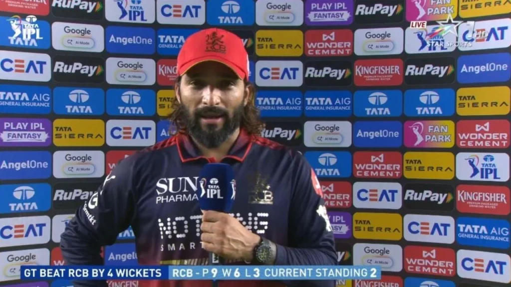 Rajat Patidar gives credit to Shubman Gill after his explosive innings in GT vs RCB match