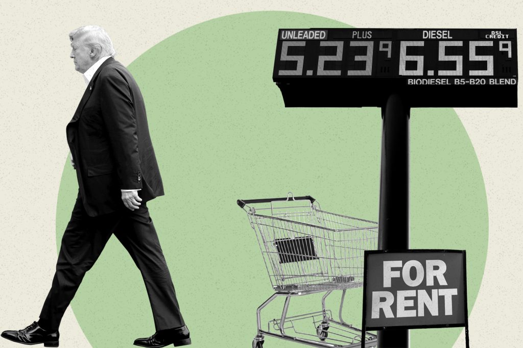 Republicans wanted Trump to sell the economy. He is talking about war instead.