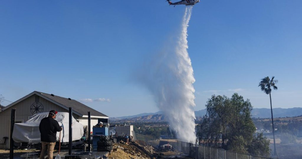 Riverside County brush fire forces evacuation, damages at least one home