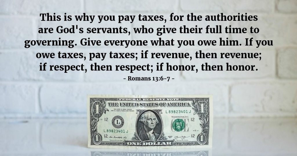 Romans 13:6-7 — Today's Verse for Wednesday, April 15, 2026