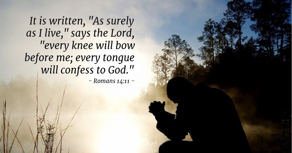 Romans 14:11 - Verse of the Day for 04/23/2026