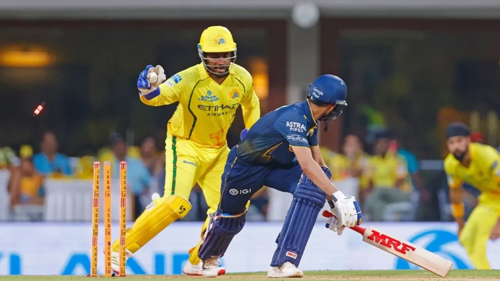 Sanju Samson performs MS Dhoni-style stumping to dismiss Shubman Gill in CSK vs GT clash