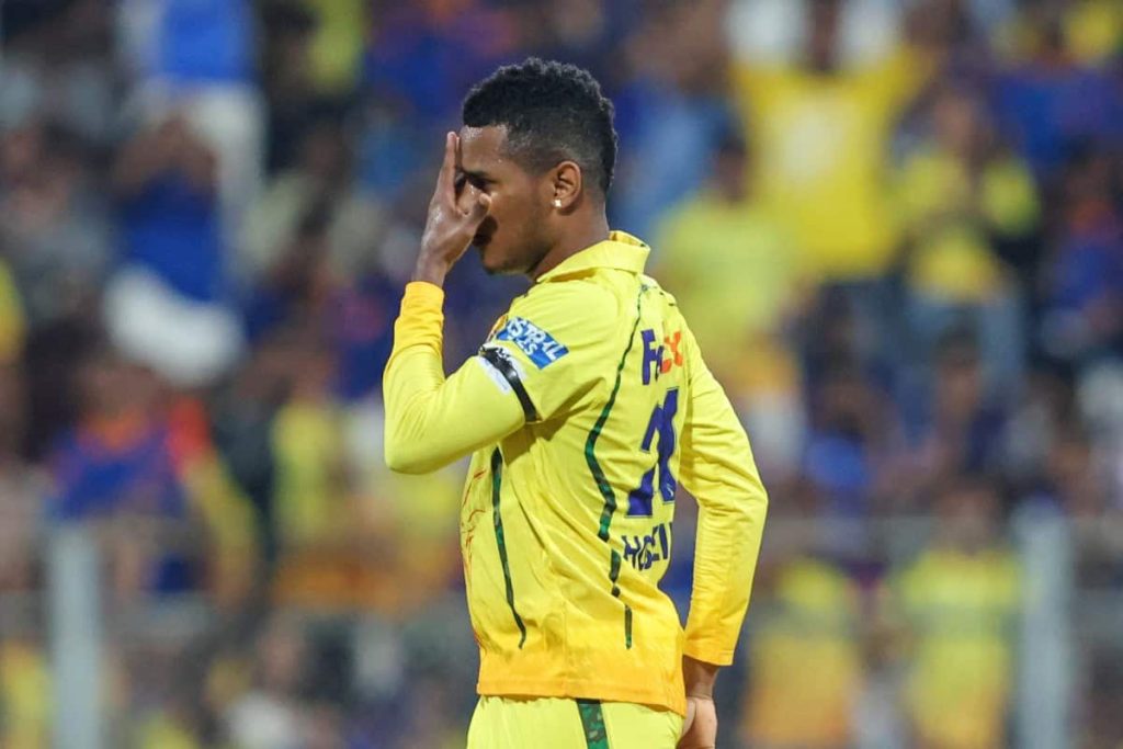 Sanju Samson's century leads Chennai Super Kings to a huge 103-run win over Mumbai Indians