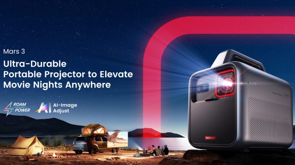 Save $250 on the premium Nebula Mars 3 portable projector