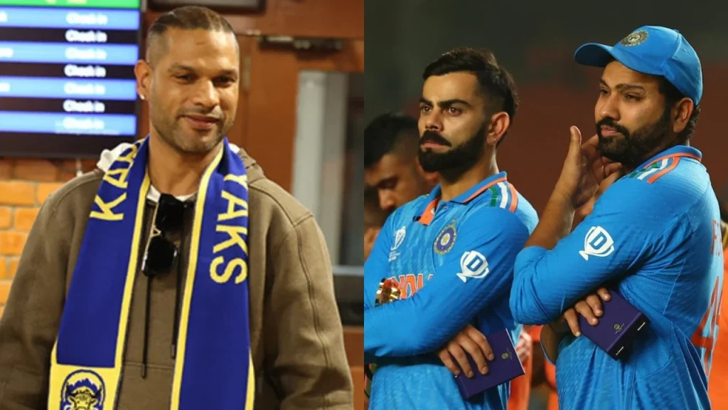 Shikhar Dhawan backs Rohit Sharma, Virat Kohli for ICC ODI World Cup 2027 amid age concerns