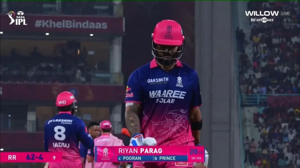 "Parag is the biggest scam:" Fans troll Riyan Parag as his poor form continues in IPL 2026