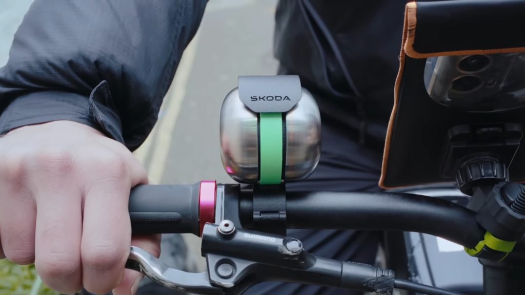 Skoda's new bike bell beats active noise-canceling headphones