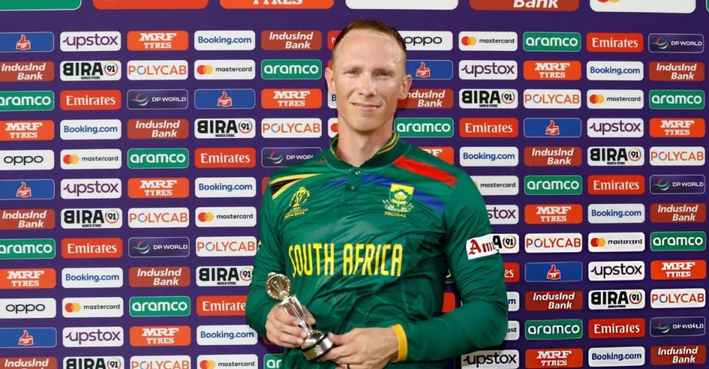 South Africa's Rassie van der Dussen announces retirement from international cricket