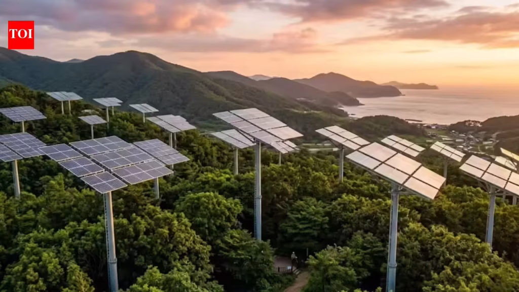 South Korea's 'solar trees' are generating electricity without cutting forests.