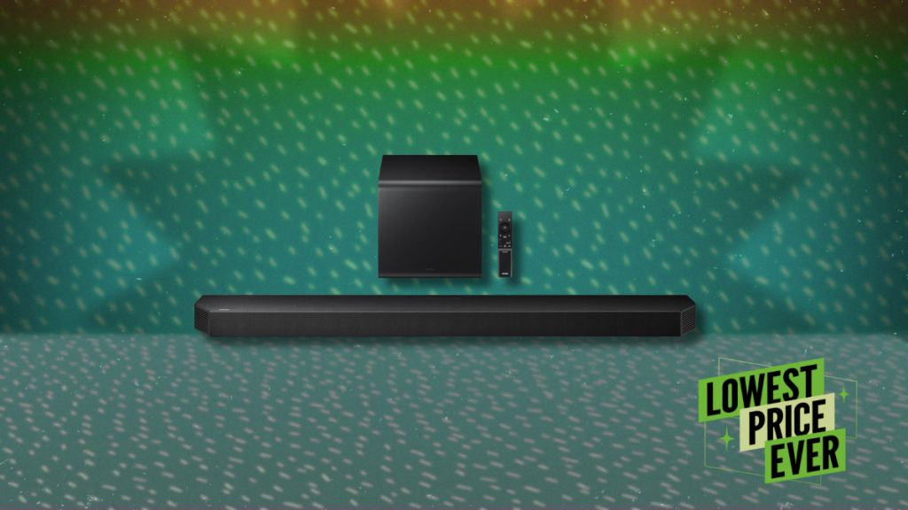 The Samsung HW-Q800F Dolby Atmos Soundbar is over $250 off right now