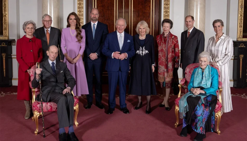 The latest picture of the royal family raised serious questions!