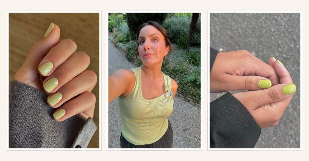 The pistachio nail trend is the most stylish manicure of spring