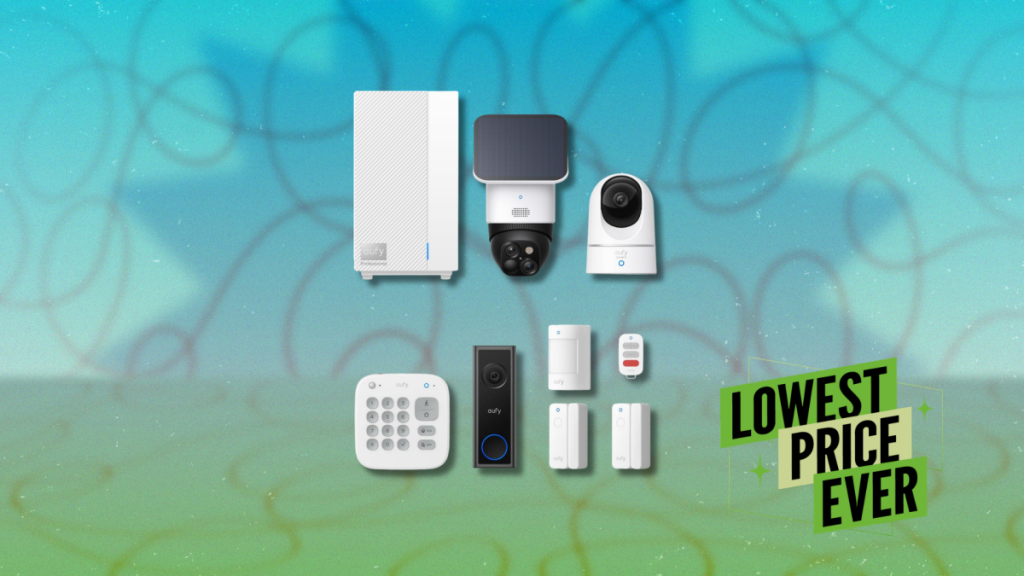 This Eufy Home Security Bundle is $400 off right now