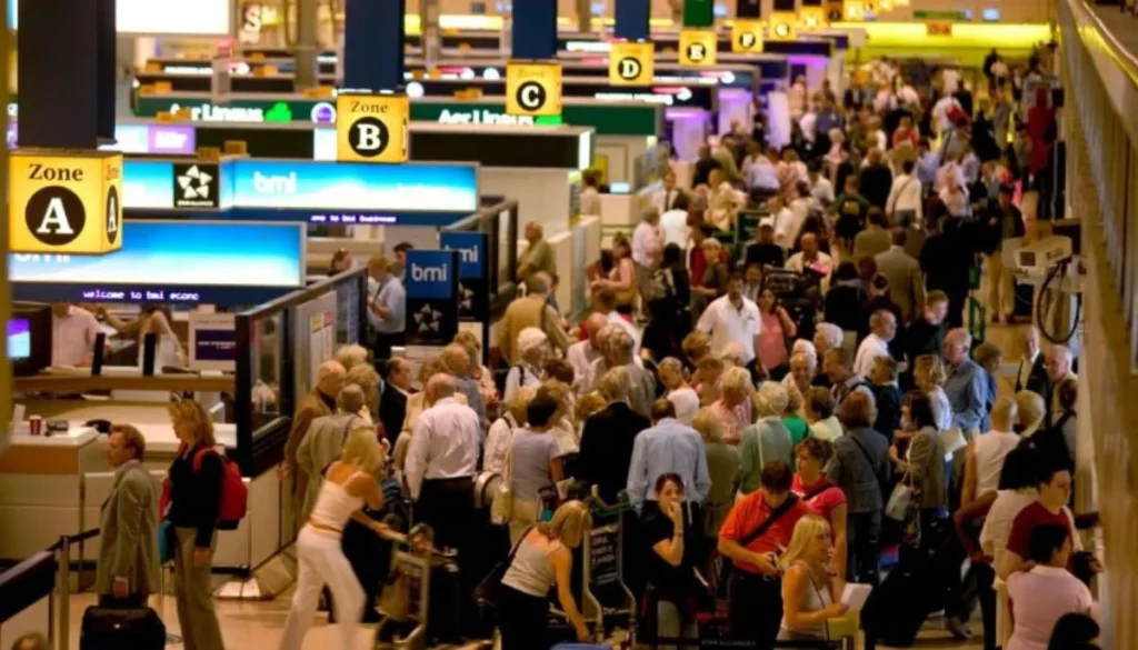Thousands of people stranded as flights canceled after long delays, disrupting operations at major airports