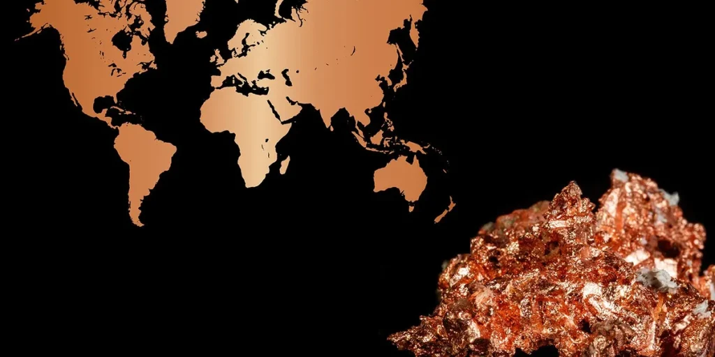 Top 5 copper reserves of the country