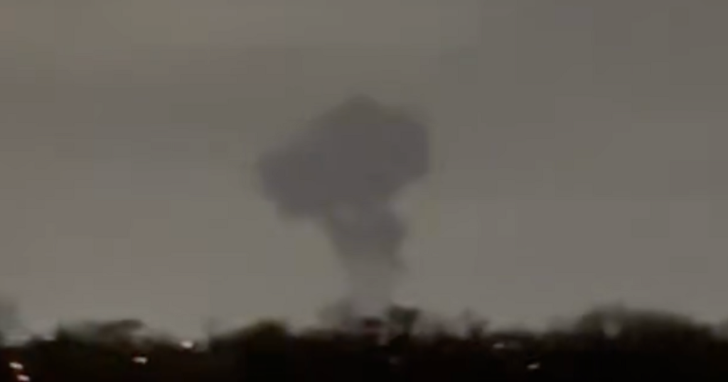 Toronto explosion live: Sky turns orange after 'nuclear bomb-like' explosion near airport world | news