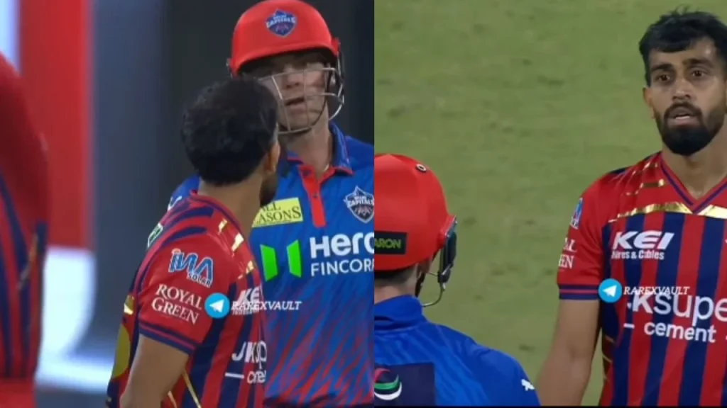 Video of argument between Tristan Stubbs and Prince Yadav in IPL 2026 is going viral
