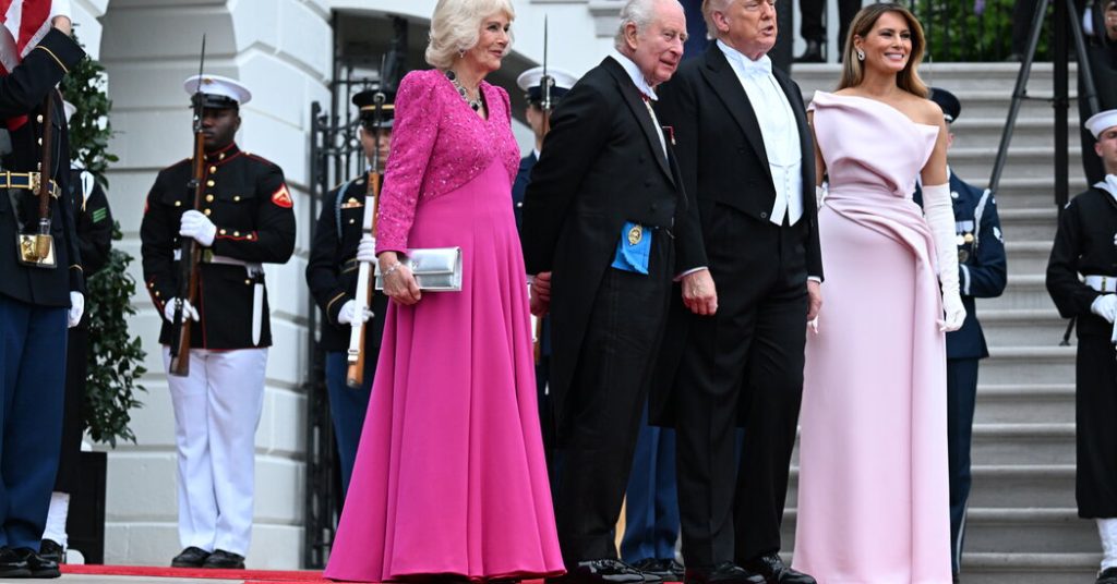 View the menu for the British Royal State Dinner