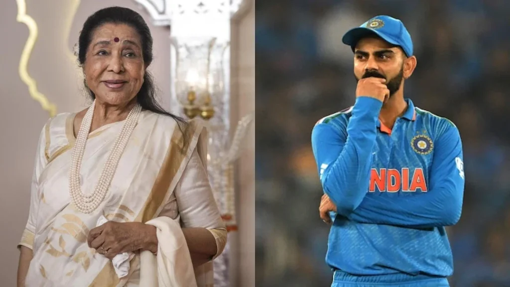 Virat Kohli paid emotional tribute to Asha Bhosle