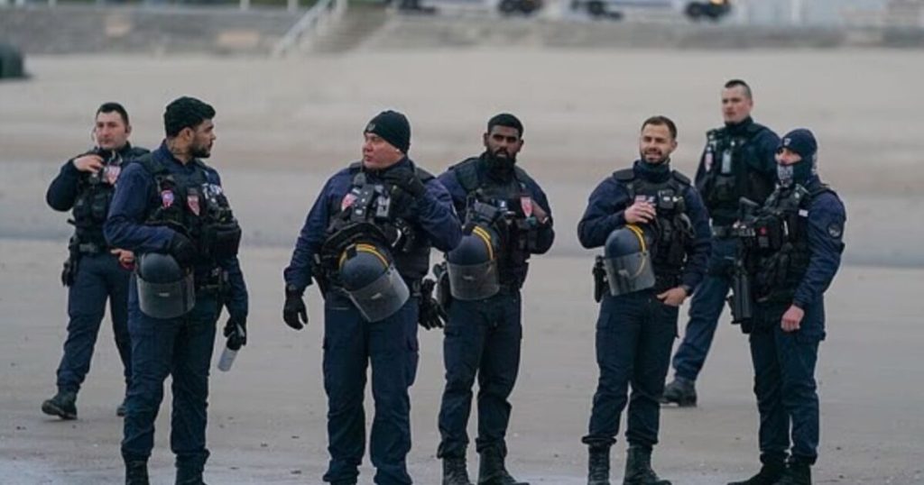 When the migrants were diving into the sea, the French police were standing and watching. UK | news