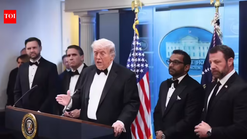 'When you read his manifesto, he hates Christians': Trump calls White House gunman a 'sick man'