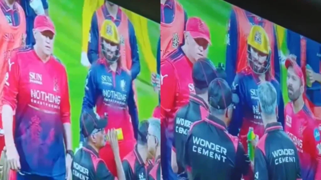 Wild scene! Rajat Patidar rushes to retrieve his bottle after umpire's unexpected sip