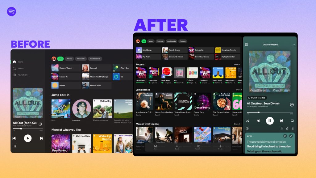 Your tablet's Spotify app is getting a massive redesign