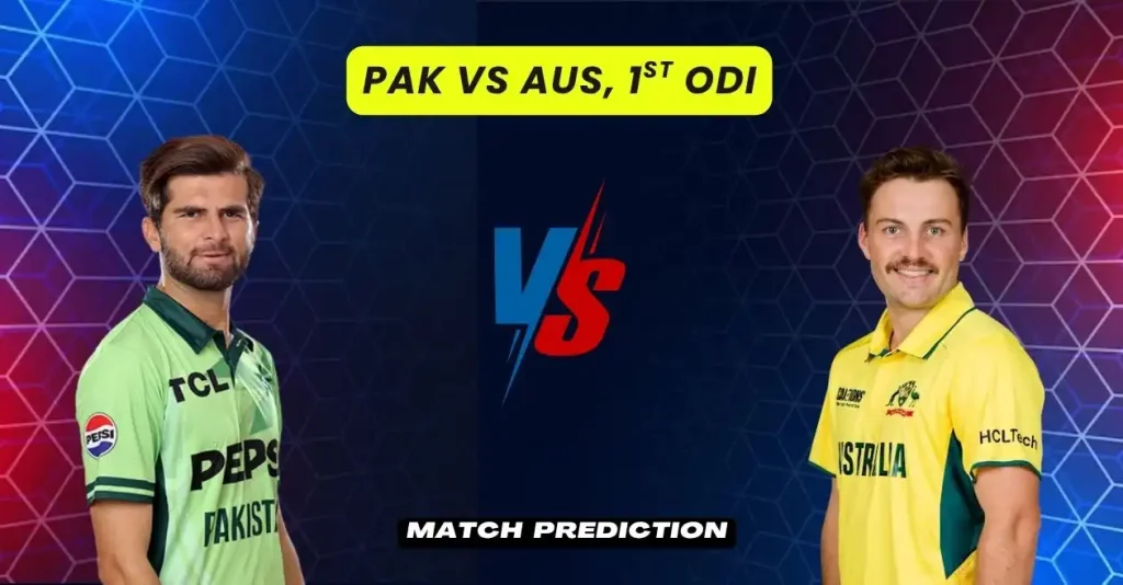 AUS vs PAK, 1st ODI, Match Prediction: Who will play today's match between Australia and Pakistan?