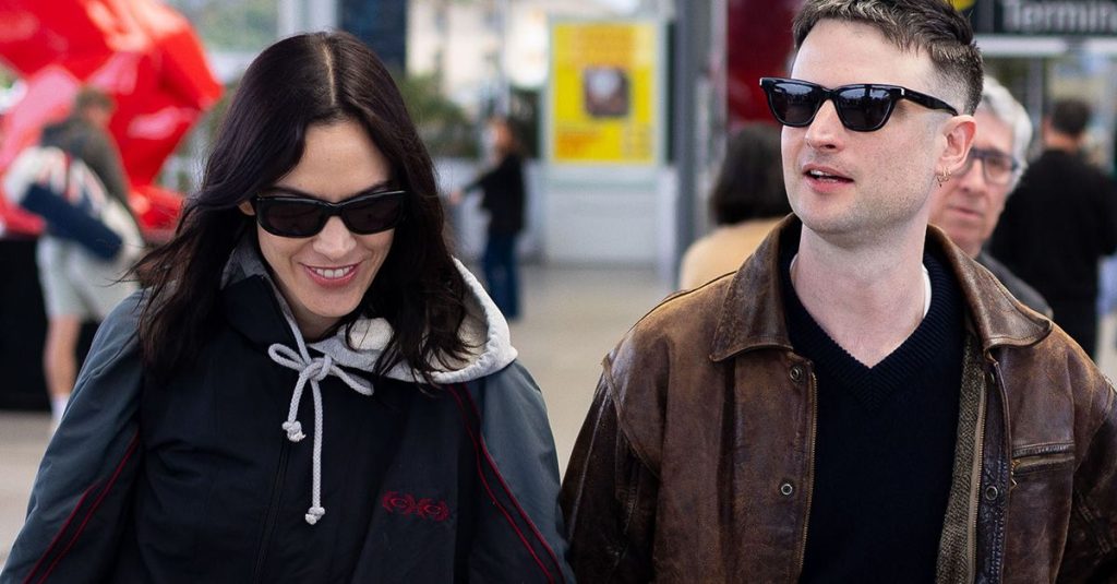 Alexa Chung wore the only jeans I recommend to the airport for a flight