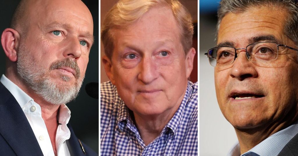 Becerra leads race for governor; Hilton, Steyer in tight race for second place
