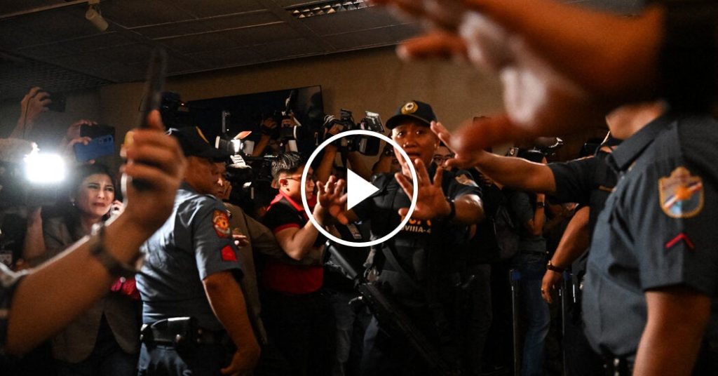 Chaos breaks out inside the Philippine Senate after apparent shooting