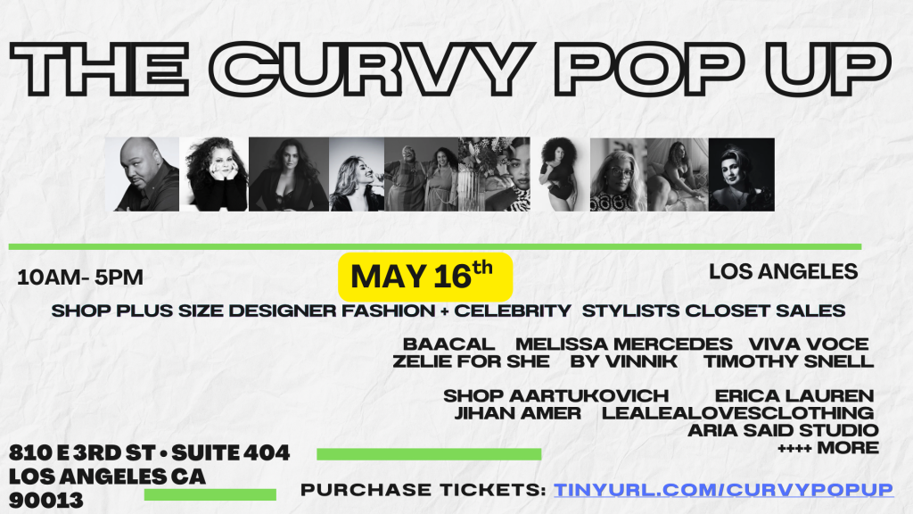 Curvy Pop Up Brings Designer Plus Size Fashion and Celebrity Closet Sale to Los Angeles