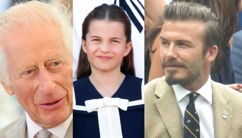 David Beckham, who shares birthday with Princess Charlotte, receives well-wish from King's charity