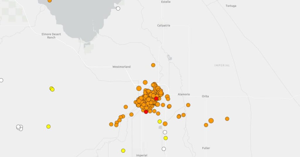 Earthquake hits Imperial County: Magnitude 4.7 earthquake reported