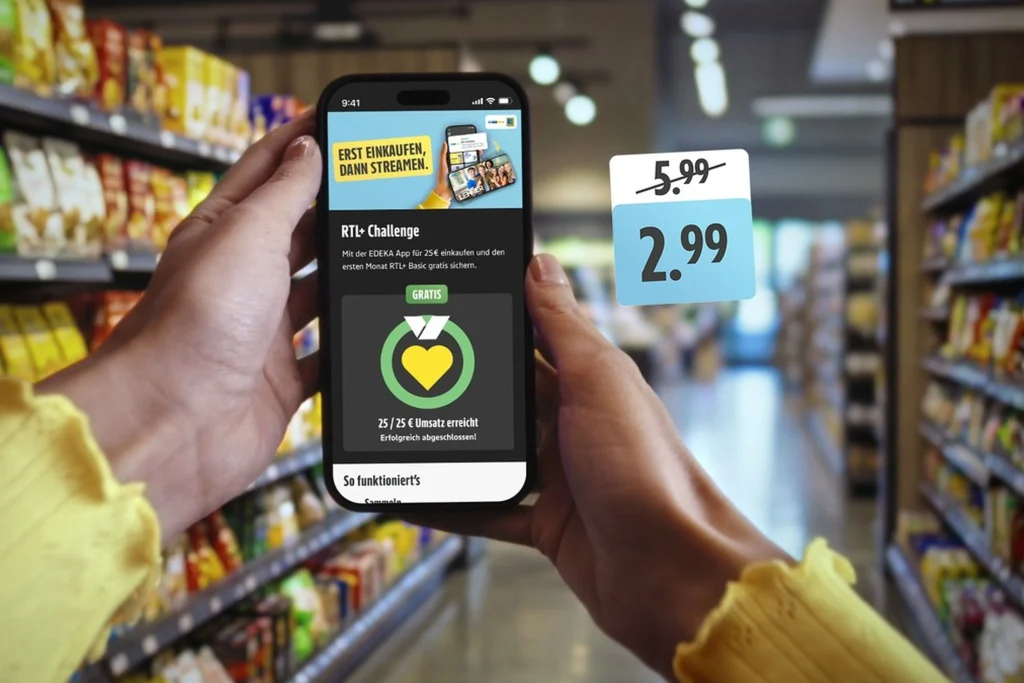 Edeka and RTL+ started Rabat action: Das worked properly