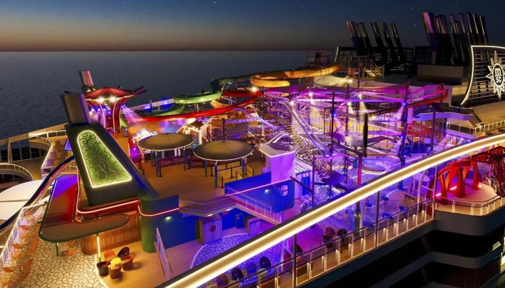 Europe's first underwater swing in the sea
