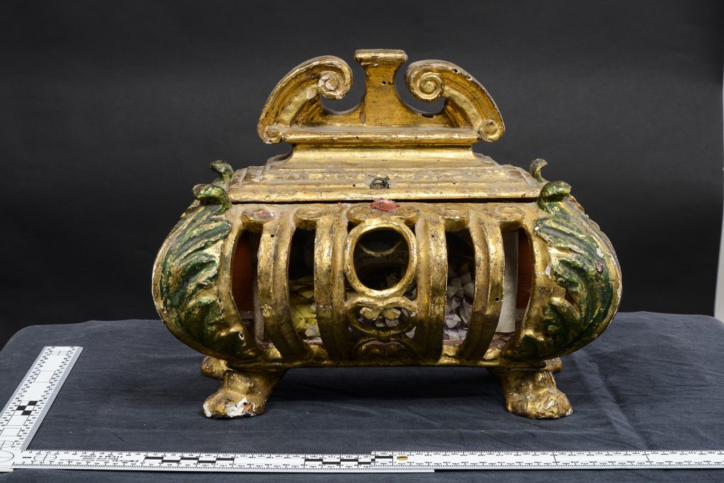 FBI Boston recovers 17th century reliquary urn stolen from Italian church