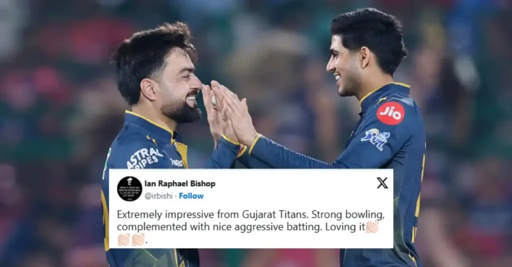 Fans get excited under the guidance of Shubman Gill, Rashid Khan for emphatic win over RR in IPL 2026