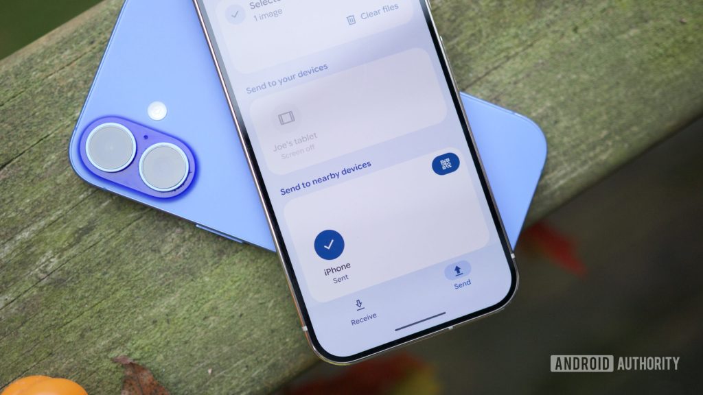 Google starts rolling out QR code-based instant share transfers between Android and iPhone